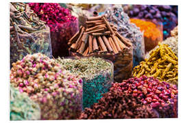 Foam board print Spices at Dubai souk