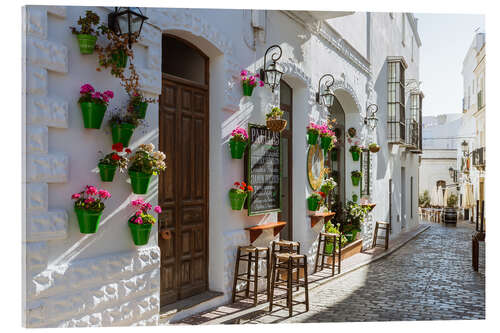 Acrylic print Andalusian alley, Spain