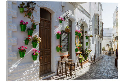 Tableau en plexi-alu Ruelle andalouse, Espagne