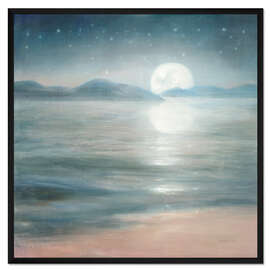 Gerahmter Kunstdruck Halbmond-Traum