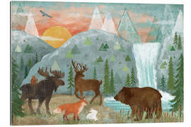 Gallery print Animals of the forest