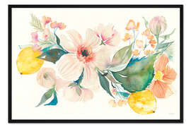 Gerahmter Kunstdruck Zitrus-Sommer II