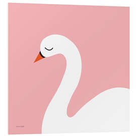 Foam board print Swan