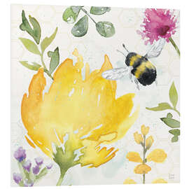 Foam board print Bee Harmony II