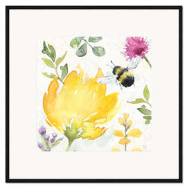 Impresión de arte enmarcada Abeja trabajando II