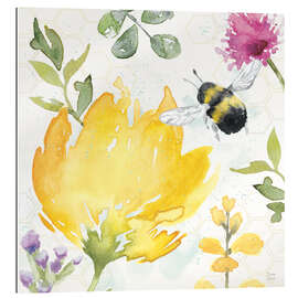 Tableau en plexi-alu Abeilles en harmonie II