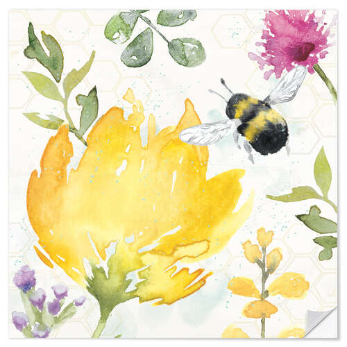 Wall sticker Bee Harmony II