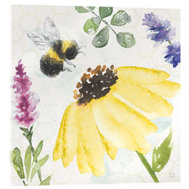 Acrylglas print Bee Harmony III