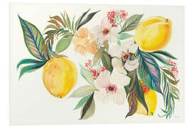 Foam board print Citrus summer I