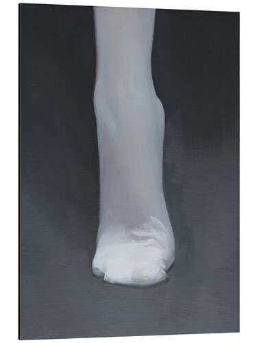 Aluminiumsbilde White stocking II