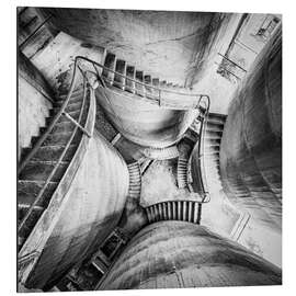 Magnettafel Verrücktes Treppenhaus