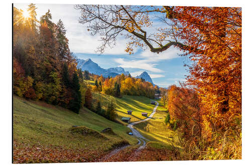 Cuadro de aluminio Otoño en los Alpes