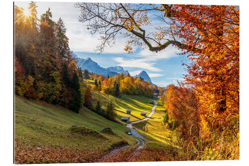 Galleriprint Autumn in Bavarian Alps