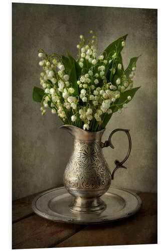 PVC-taulu Still life with lily of the valley