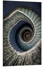 Magnettafel Hübsches blaues Treppenhaus