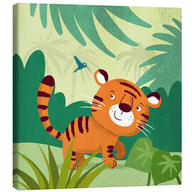 Canvastavla  Little Tiger 2 - Julia Reyelt