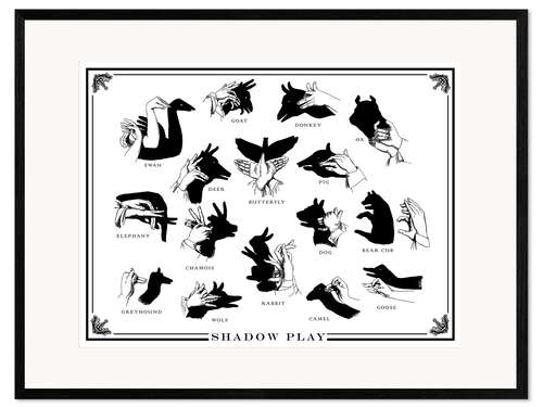 Framed art print Shadow Play