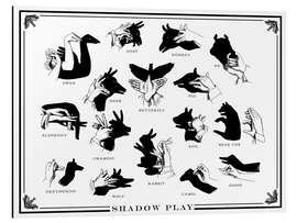 Magnettafel Schattenspiele (Englisch)