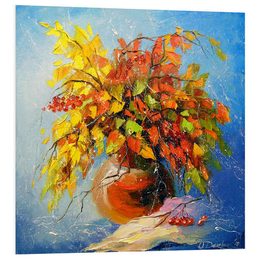 Foam board print Autumn bouquet