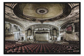Gerahmter Kunstdruck Nacht im Theater