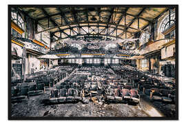 Gerahmter Kunstdruck Doppeldecker, Altes Theater