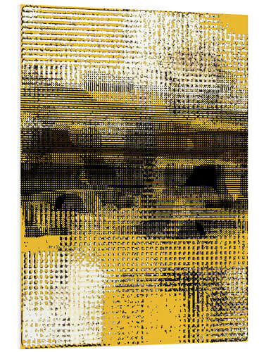 Foam board print Yellow Space