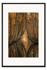 Gerahmter Kunstdruck Die Verbogenen