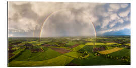 Gallery print Rainbow from above