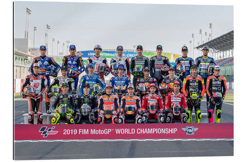 Gallery print MotoGP rider lineup, Quatar GP 2019