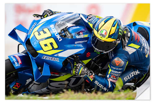 Naklejka na ścianę Joan Mir, Team Suzuki MotoGP, Malaysia 2019