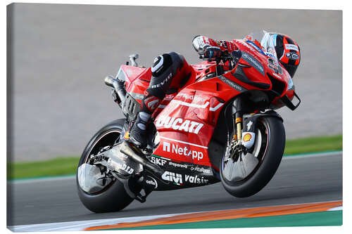 Lerretsbilde Danilo Petrucci, Ducati Team, Valencia 2019