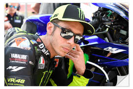 Naklejka na ścianę Valentino Rossi, Yamaha Factory Racing, Italian GP