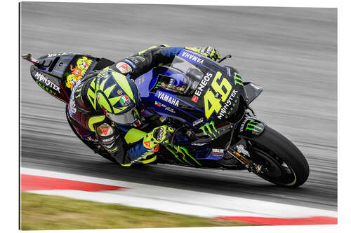 Galleritryck Valentino Rossi, Yamaha Factory Racing, Catalan GP