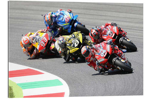 Gallery print Petrucci, Dovizioso, Miller, Rins & Marquez, Mugello 2019