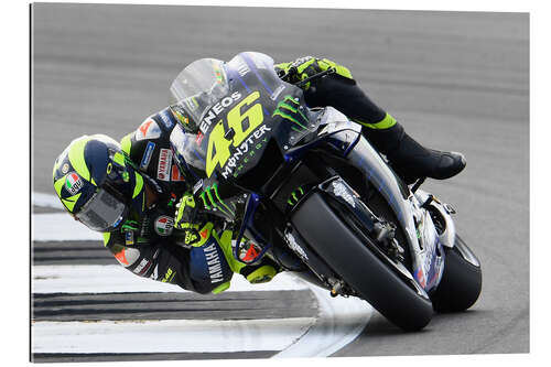 Galleritryk Valentino Rossi, Yamaha Factory Racing, Silverstone 2019