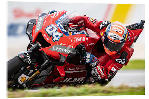 Acrylic print Andrea Dovizioso, Ducati Team, Malaysia 2019 III