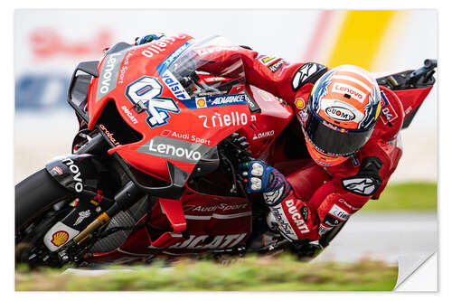 Naklejka na ścianę Andrea Dovizioso, Ducati Team, Malaysia 2019 III