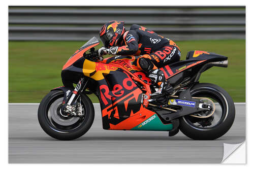 Naklejka na ścianę Mika Kallio, Red Bull KTM Factory Racing, Malaysia 2019