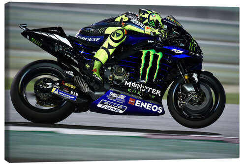 Lienzo Valentino Rossi, GP de Qatar 2019