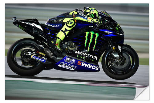 Naklejka na ścianę Valentino Rossi, Quatar GP 2019