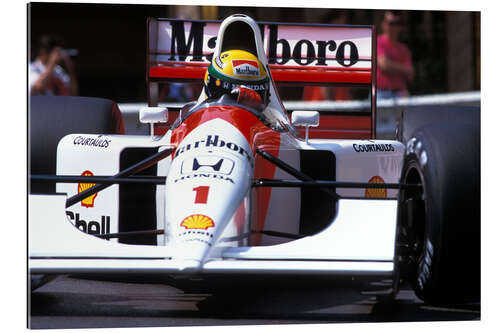 Gallery print Ayrton Senna, McLaren MP4-7A Honda, Monaco 1992 II