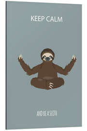 Magnettafel Sei ein Faultier (Englisch)