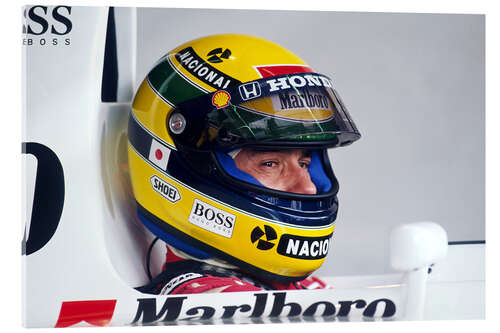 Acrylic print Ayrton Senna, Japanese Grand Prix, Suzuka, Japan 1992