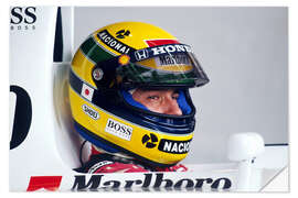 Naklejka na ścianę Ayrton Senna, Japanese Grand Prix, Suzuka, Japan 1992