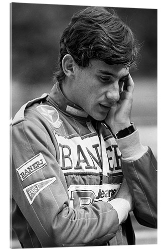 Acrylic print Ayrton Senna, West Surrey Racing, England 1983