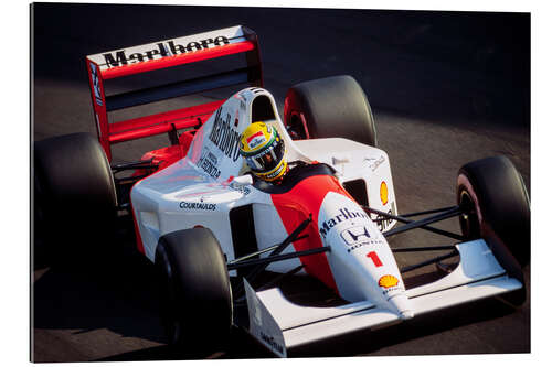 Gallery print Ayrton Senna, McLaren MP4-7A Honda, Italian GP 1992