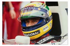 Naklejka na ścianę Ayrton Senna, San Marino GP, 1993