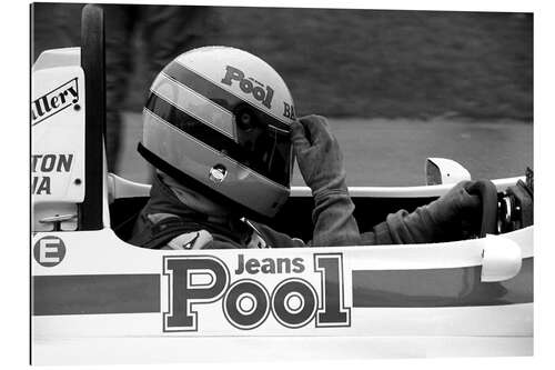 Gallery Print Ayrton Senna, Thruxton, England, 13 March 1983