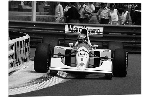 Gallery print Ayrton Senna, McLaren MP4/6B, Monaco Grand Prix 1992