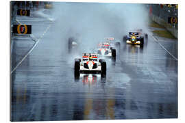 Gallery Print Ayrton Senna führt vor Gerhard Berger, Adelaide 1991